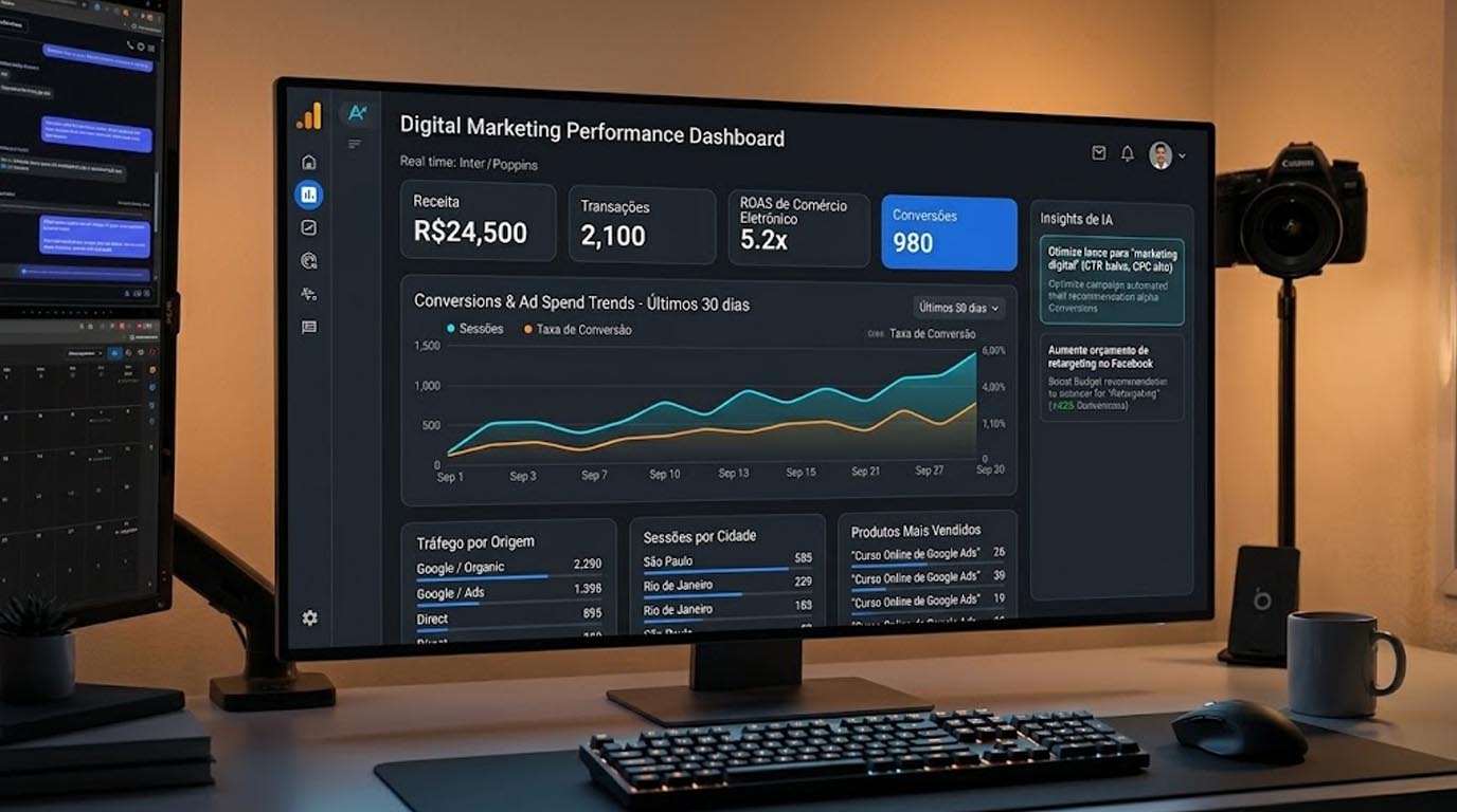 Case Ford Moselli e Painel AdPulse — Gestão de Mídia e Performance