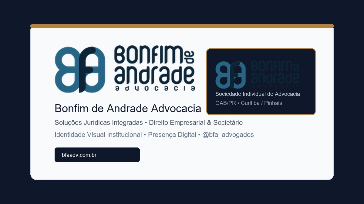 Case BFA Advogados — Desenvolvimento de Marca e Identidade Visual