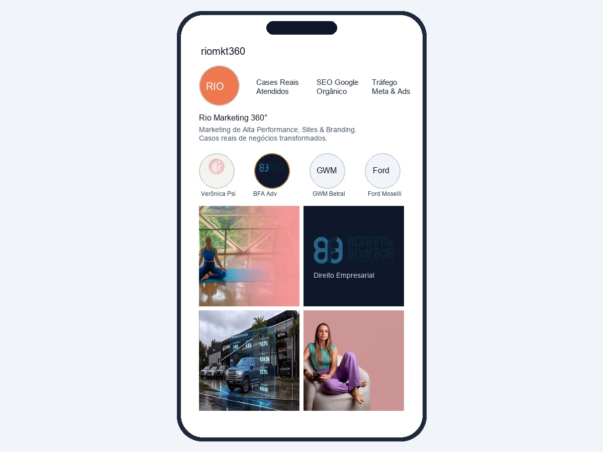 Gestão de Instagram e Redes Sociais Rio Marketing 360